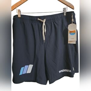 Vuori Dark Blue Performance Shorts